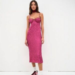 NWT For Love and Lemons Colette Midi Dress